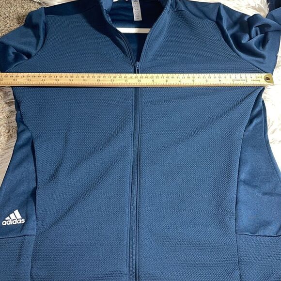 Adidas jacket Womens Medium Textured Full Zip - Picture 7 of 10